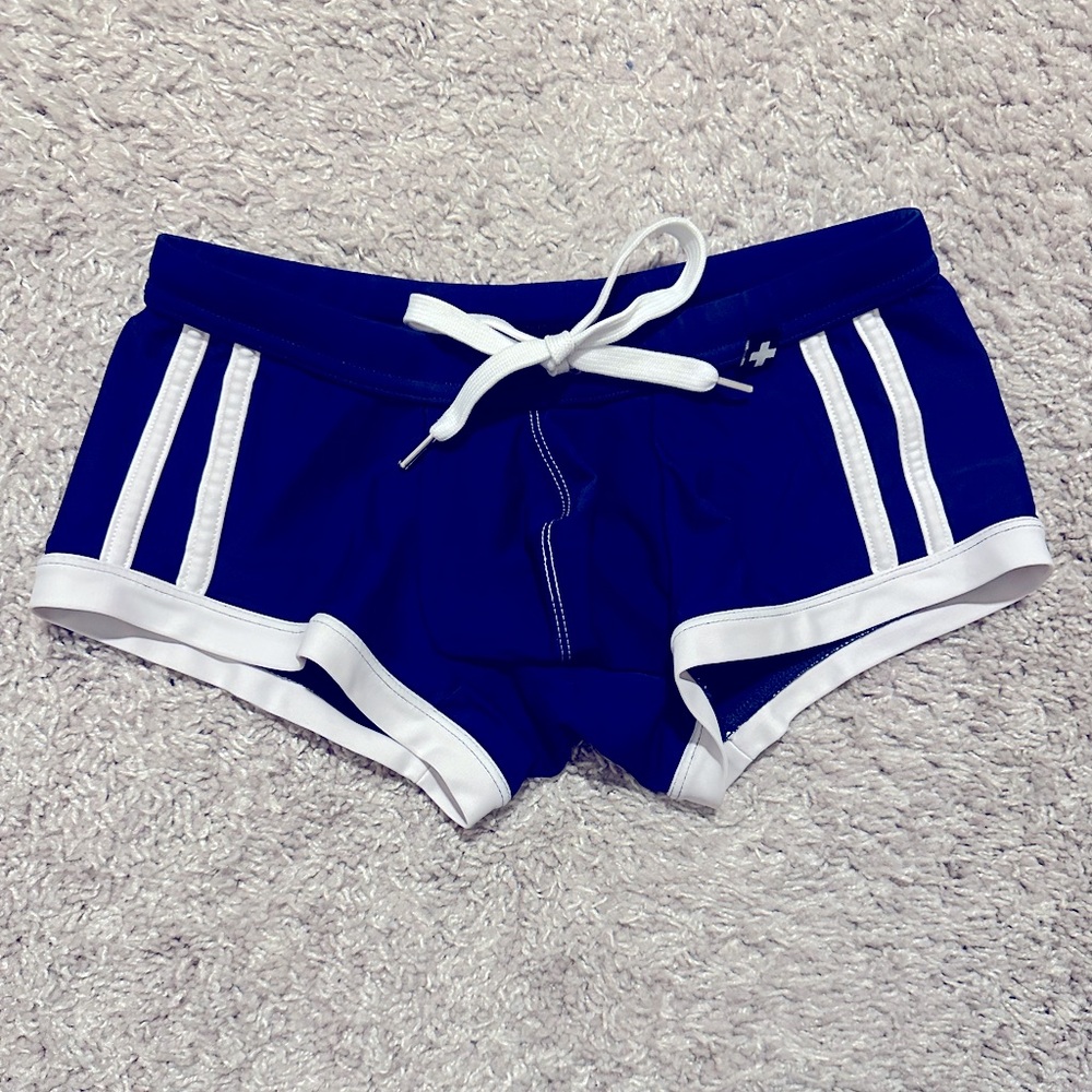 Andrew Christian Varsity swimsuit swimming trunks S (28-30) like new